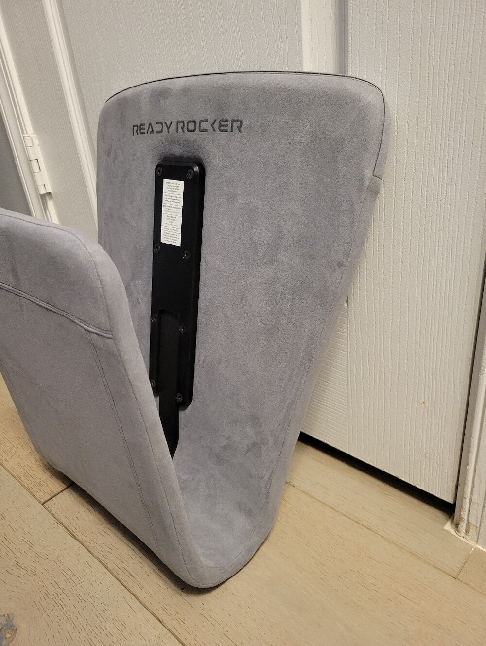 Ready Rocker Upholstered Gray Rocker Backrest - Picture 4 of 6